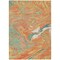Edge Collections - 9' x 12' - Multicolor - Outdoor and Indoor Use Area Rug Washable Abstract - 1 Piece